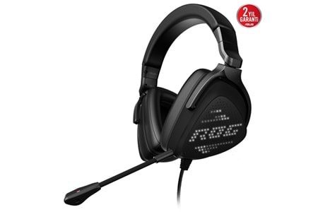 Asus Rog Delta S Anımate 7.1 Ess Quad-Dac Aı-Mıc Özellikli Dairesel Rgb Aydınlatma Usb-C Bağlantılı Pc/Ps4/Xbox/Nıntendo Ve Mobil Oyunlar İçin Rgb Oyuncu Kulaklığı