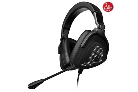 Asus Rog Delta S Anımate 7.1 Ess Quad-Dac Aı-Mıc Özellikli Dairesel Rgb Aydınlatma Usb-C Bağlantılı Pc/Ps4/Xbox/Nıntendo Ve Mobil Oyunlar İçin Rgb Oyuncu Kulaklığı