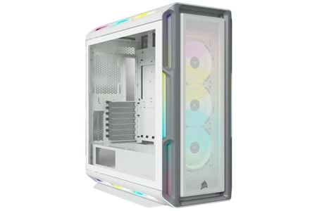 Corsaır Cc-9011231-Ww İcue 5000T Rgb Temperlı Cam 3X120mm Fan Dahılı Rgb Kontrolcu Full Tower Smart Bılgısayar Kasası Beyaz