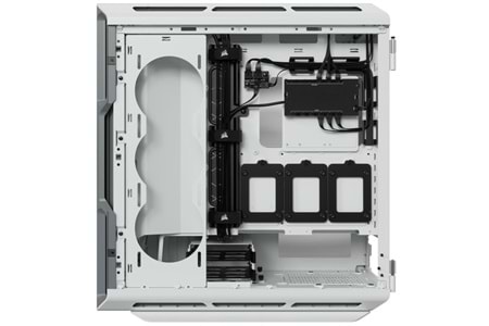Corsaır Cc-9011231-Ww İcue 5000T Rgb Temperlı Cam 3X120mm Fan Dahılı Rgb Kontrolcu Full Tower Smart Bılgısayar Kasası Beyaz