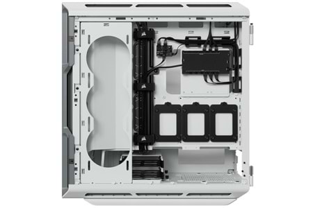 Corsaır Cc-9011231-Ww İcue 5000T Rgb Temperlı Cam 3X120mm Fan Dahılı Rgb Kontrolcu Full Tower Smart Bılgısayar Kasası Beyaz