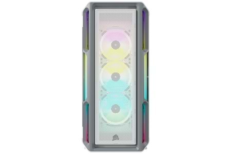 Corsaır Cc-9011231-Ww İcue 5000T Rgb Temperlı Cam 3X120mm Fan Dahılı Rgb Kontrolcu Full Tower Smart Bılgısayar Kasası Beyaz