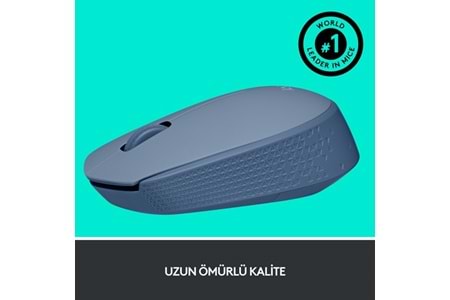 LOGITECH M171 Kablosuz Mouse-Bluegrey 910-006866