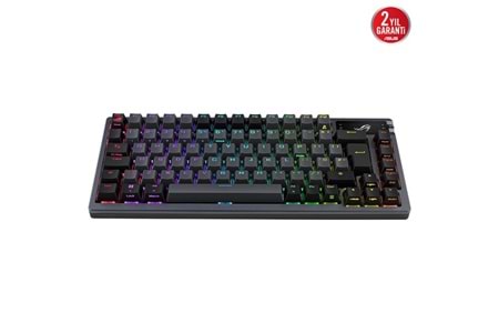 Asus Rog Azoth Oled Dısplay Gasket-Mount 3 Katmanlı İzolasyon Abs Tuşlar 3 Mod Bağlantı Rog/Nx Swıtch Oyuncu Klavyesi