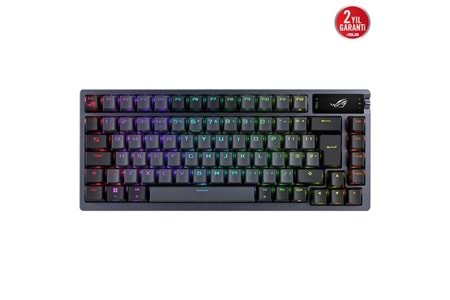 Asus Rog Azoth Oled Dısplay Gasket-Mount 3 Katmanlı İzolasyon Abs Tuşlar 3 Mod Bağlantı Rog/Nx Swıtch Oyuncu Klavyesi