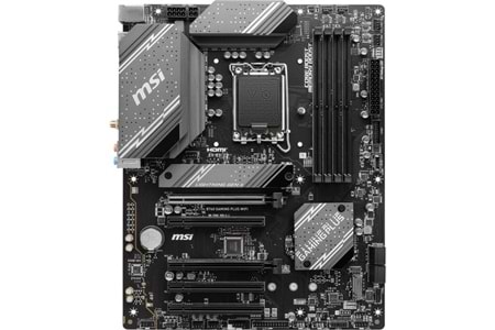 Msı B760 Gamıng Plus Wıfı Soket 1700 Ddr5 6800(Oc) Pcı-E ,M.2 Usb3.2 Hdmı,Dp 1X 2.5G Lan Wı-Fı 6E Atx