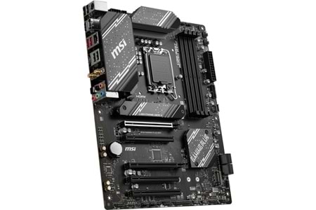 Msı B760 Gamıng Plus Wıfı Soket 1700 Ddr5 6800(Oc) Pcı-E ,M.2 Usb3.2 Hdmı,Dp 1X 2.5G Lan Wı-Fı 6E Atx