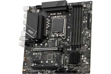MSI PRO B760M-A WIFI-6E DDR5 HDMI-DP PCIE 4.0 1700p ATX