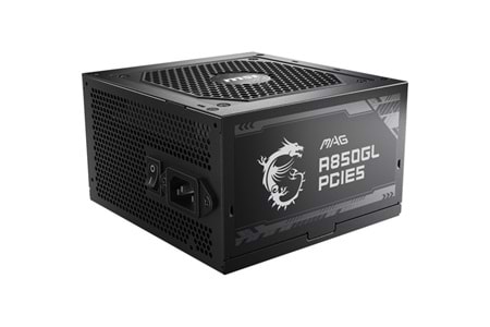 MSI 850W 80+ GOLD MAG A850GL PCIE 5.0 TAM MODÜLER POWER SUPPLY