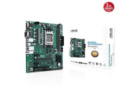 ASUS PRO A620M-C-CSM DDR5 HDMI-DP-DVI PCIE 4.0 AM5 KURUMSAL ANAKART