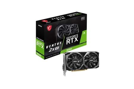 MSI 8GB RTX3050 VENTUS 2X XS 8G OC GDDR6 128bit PCIE 4.0