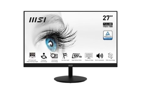 MSI 27 IPS PRO MP271A 1MS 100HZ HDMI EV OFİS TİPİ MONİTÖR