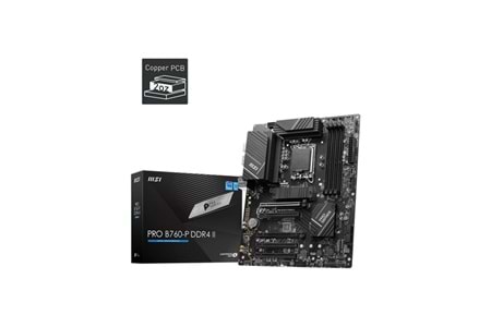 MSI PRO B760-P DDR4 HDMI-DP PCIE 4.0 1700p ATX