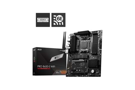 MSI PRO B650-S WIFI-6E DDR5 HDMI-DP PCIE 4.0 AM5 ATX