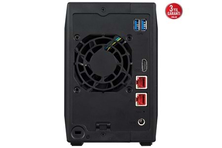 ASUSTOR AS5402T-4GB CELERON N5105-4GB RAM-2-diskli Nas Sunucu (Disksiz)