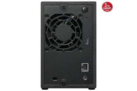 ASUSTOR AS1102TL REALTEK RTD1619B QC-1GB RAM-2-diskli Nas Sunucu (Disksiz)