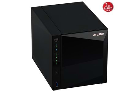 ASUSTOR AS3304T V2 REALTEK QC-2GB RAM-4-diskli NAS SUNUCU (disksiz)