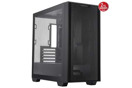 ASUS A21 PLUS GAMING 4-RGB FANLI MID-TOWER PC KASASI SİYAH