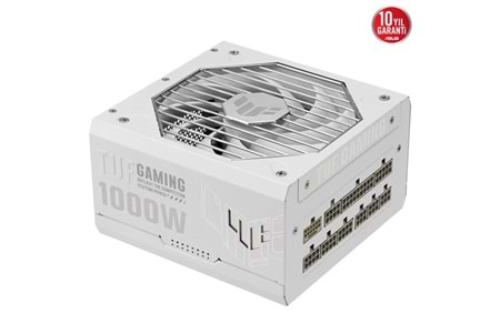 ASUS 1000W 80+ GOLD TUF GAMING TAM MODÜLER POWER SUPPLY BEYAZ