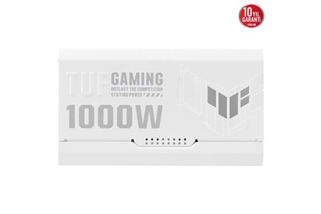 ASUS 1000W 80+ GOLD TUF GAMING TAM MODÜLER POWER SUPPLY BEYAZ