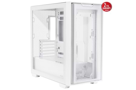 ASUS A21 PLUS GAMING FANSIZ MID-TOWER PC KASASI BEYAZ