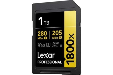 LEXAR 1TB PROFESSIONAL 1800X LSD1800001T-BNNNU SDHC HAFIZA KARTI