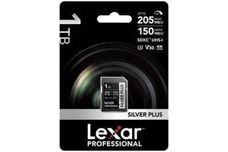 LEXAR 1TB SILVER PLUS LSDSIPL001T-BNNNG SDHC HAFIZA KARTI