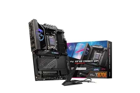 MSI MPG X870E CARBON WIFI-7 DDR5 HDMI DP PCIe 16X v5.0 AM5 ATX