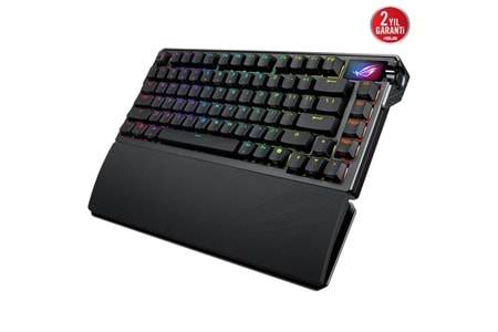 ASUS ROG AZOTH EXTREME NX SNOW KABLOSUZ ALÜMİNYUM KARBON FİBER ŞASE RGB GAMING KLAVYE