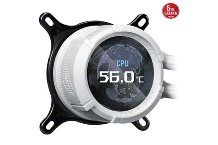 ASUS 360MM ROG STRIX III 360 ARGB AM5-1700P SIVI SOĞUTMALI İŞLEMCİ FANI BEYAZ