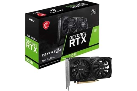 MSI 6GB RTX3050 GAMING X GDDR6 96bit HDMI-DP PCIE 4.0