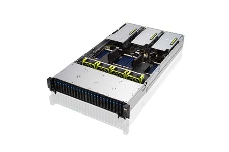 ASUS RS720A-E11-RS24U/10G (1 1 2600W) GPU DESTEKLİ BAREBONE SERVER (İŞLEMCİ YOK, RAM YOK,DİSK YOK)FDOS