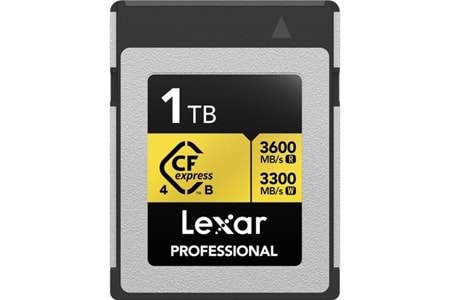 LEXAR 1TB PROFESSIONAL GOLD LCXEXP4001T- RNENG CFEXPRESS 4.0 TYPE-B KART