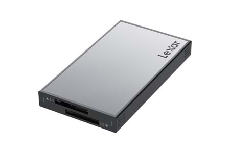 LEXAR PROFESSINAL PROFESSIONAL WORKFLOW DUAL-SLOT LPWF720N-4ANGL HARİCİ KART OKUYUCU 