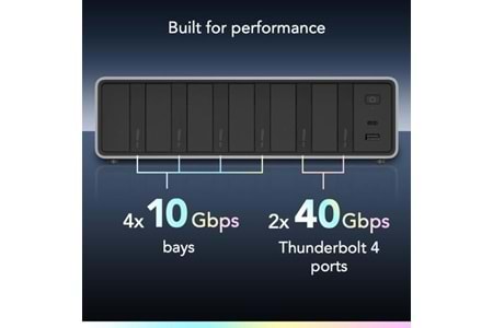 LEXAR PROFESSIONAL WORKFLOW LPWF800N-4A1NGL-Thunderbolt 4 Yukseltmesı Ve 6 Modul Yuvası 