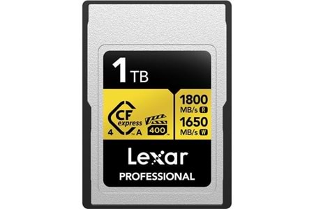 LEXAR 1TB PROFESSIONAL GOLD LCAGOLD001T- RNENG CFEXPRESS 4.0 TYPE-A KART