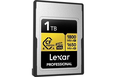LEXAR 1TB PROFESSIONAL GOLD LCAGOLD001T- RNENG CFEXPRESS 4.0 TYPE-A KART