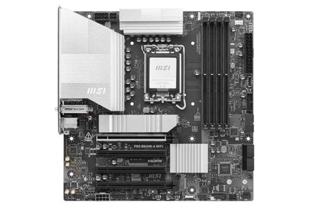 MSI PRO B860M-A WIFI7 DDR5 HDMI-DP PCIE 5.0 1851P mATX