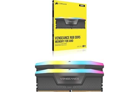 CORSAIR 32GB (2X 16GB) DDR5 6000MHZ CL28 RGB DUAL KIT PC RAM VENGEANCE CMH32GX5M2B6000Z28