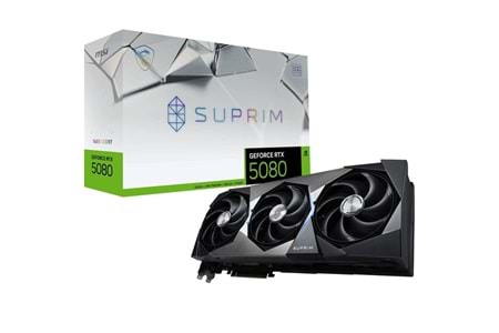 MSI RTX5080 16GB SUPRIM SOC GDDR7 256BİT HDMI DP PCIe 5.0