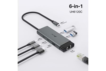 TP-LINK UH6120C USB Type-C 6-Port Hub