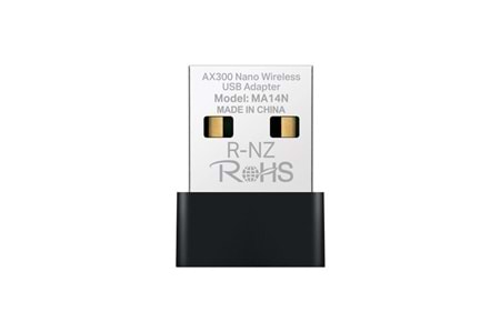 MERCUSYS MA14N AX300 WIFI6 Nano Kablosuz USB Adaptör