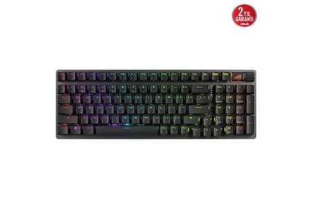 ASUS ROG STRIX 96 RX X902 Kablosuz Gaming Klavye Siyah