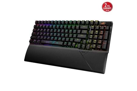 ASUS ROG STRIX SCOPE II 96 NX SNOW KABLOSUZ RGB GAMING KLAVYE ENG
