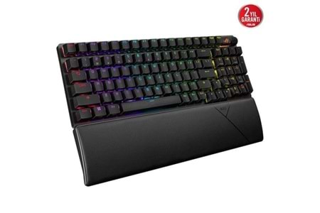 ASUS ROG STRIX SCOPE II 96 NX SNOW KABLOSUZ RGB GAMING KLAVYE ENG