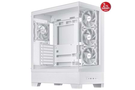 ASUS A31 PLUS TG ARGB GAMING MID-TOWER PC KASASI BEYAZ