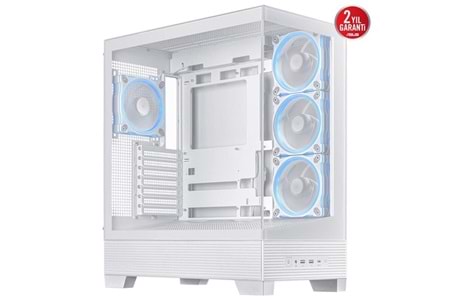 ASUS A31 PLUS TG ARGB GAMING MID-TOWER PC KASASI BEYAZ