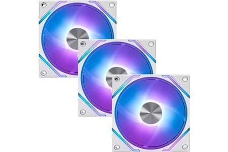 MSI MPG EZ120 ARGB-W KASA FANI+KONTROL ÜNİTESİ BEYAZ 3-lü paket 