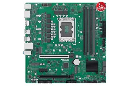 ASUS PRO Q870M-C CSM DDR5 HDMI-DP PCIE 5.0 1851P MATX KURUMSAL ANAKART