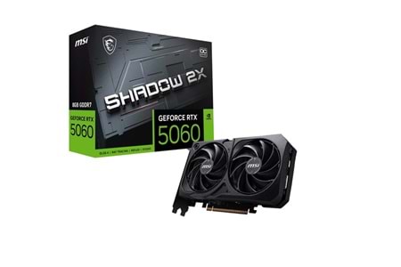 MSI RTX5060 8GB SHADOW 2X OC 128BİT GDDR7 HDMI DP PCIe 5.0